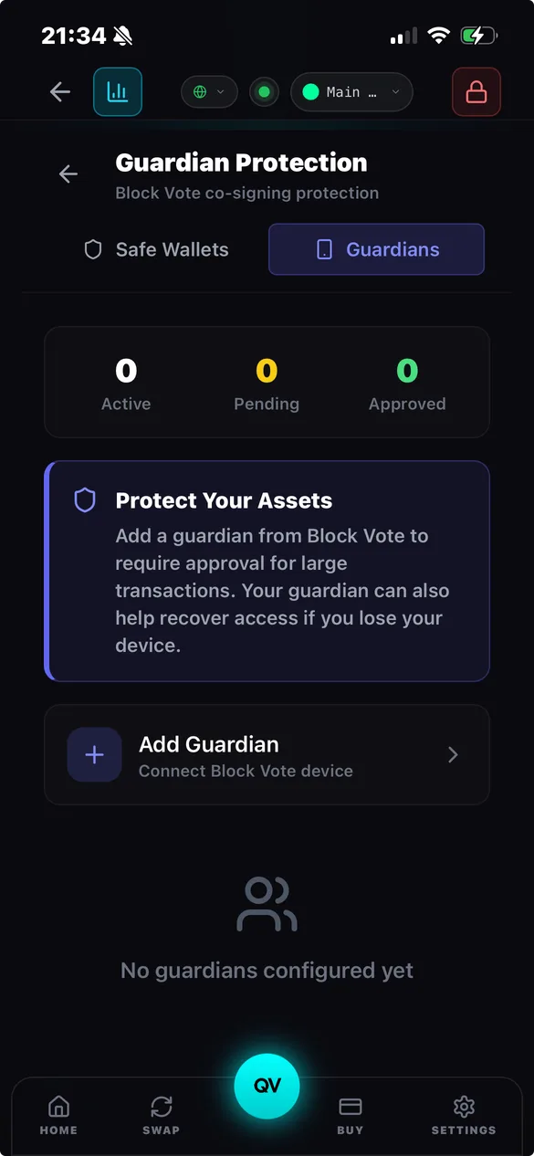 Guardian block vote